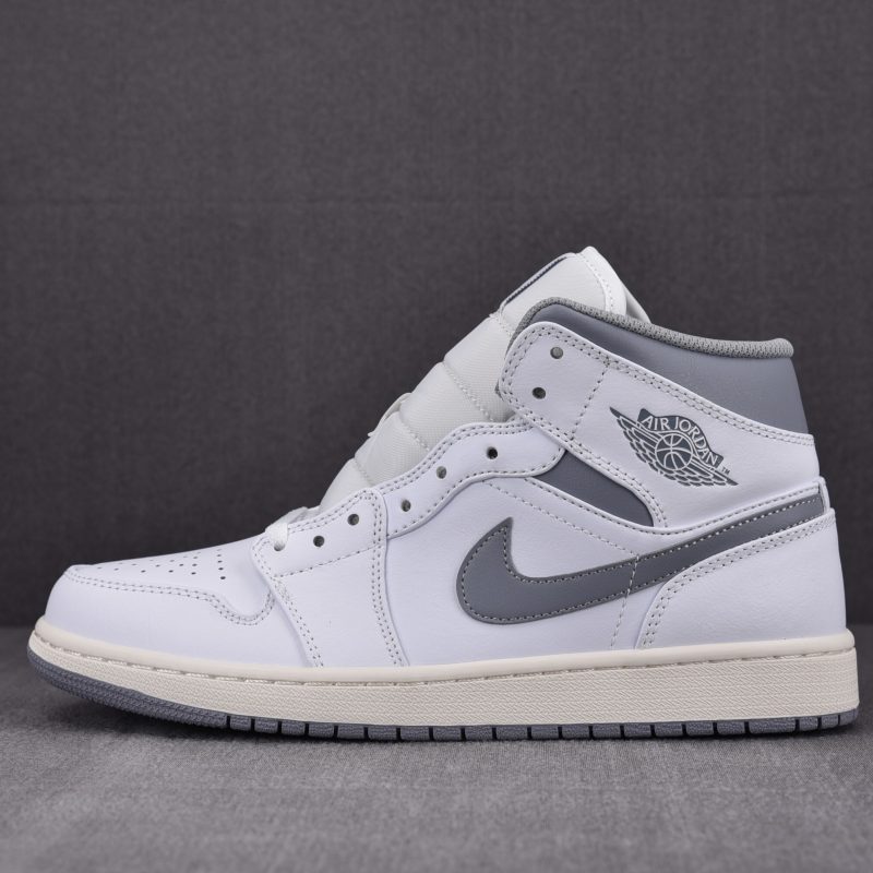 (BEST) Jordan 1 Mid ‘Vintage Grey’