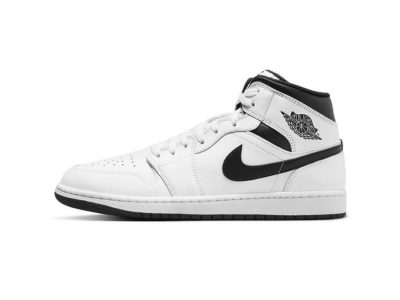 (BEST) Jordan 1 Mid 'White Black'