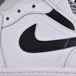 (BEST) Jordan 1 Mid 'White Black'