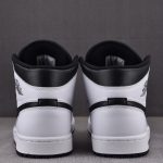 (BEST) Jordan 1 Mid 'White Black'