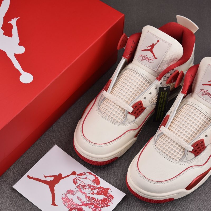 (BEST) Jordan 4 Retro Valentine's Day 'Sierra Red'
