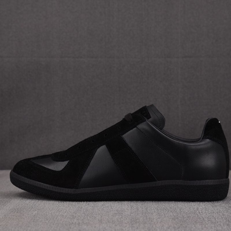 (BEST) Maison Margiela Replica Low-Top Leather 'Black' Sneakers