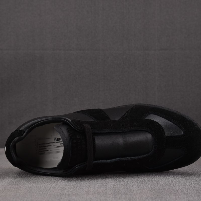 (BEST) Maison Margiela Replica Low-Top Leather 'Black' Sneakers