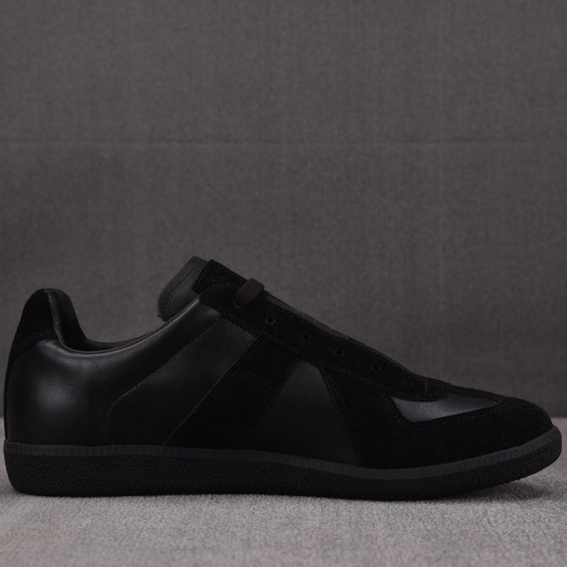 (BEST) Maison Margiela Replica Low-Top Leather 'Black' Sneakers