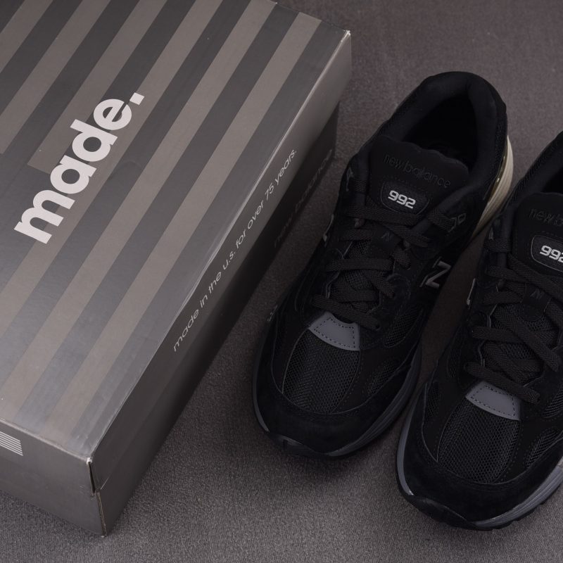 (BEST) New Balance 992 MiUSA 'Black Grey'