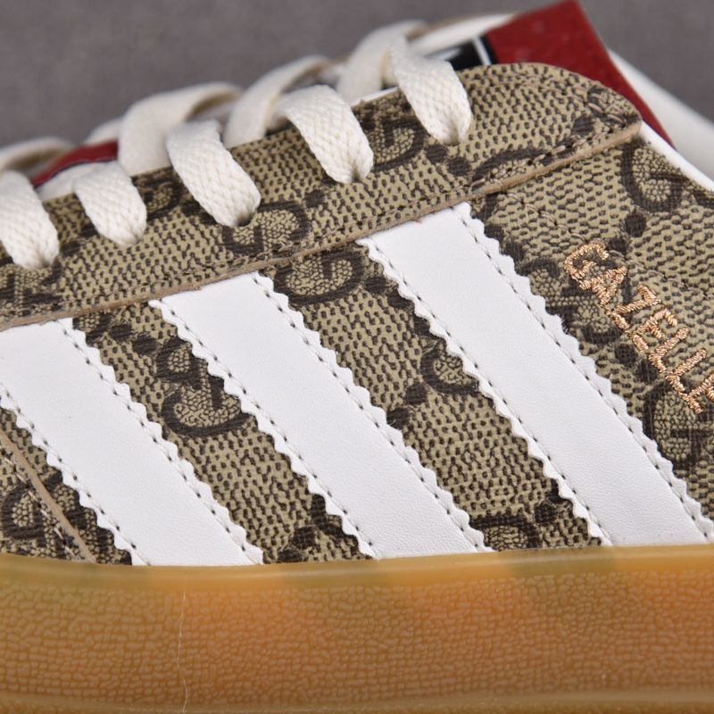 adidas x Gucci Gazelle Beige GG Monogram