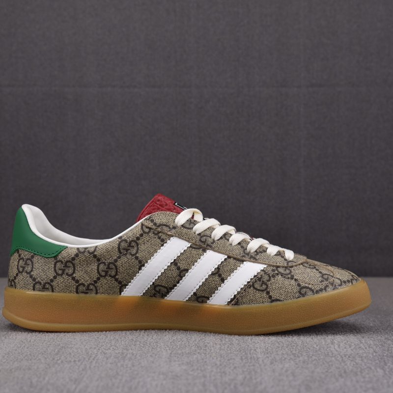 adidas x Gucci Gazelle Beige GG Monogram