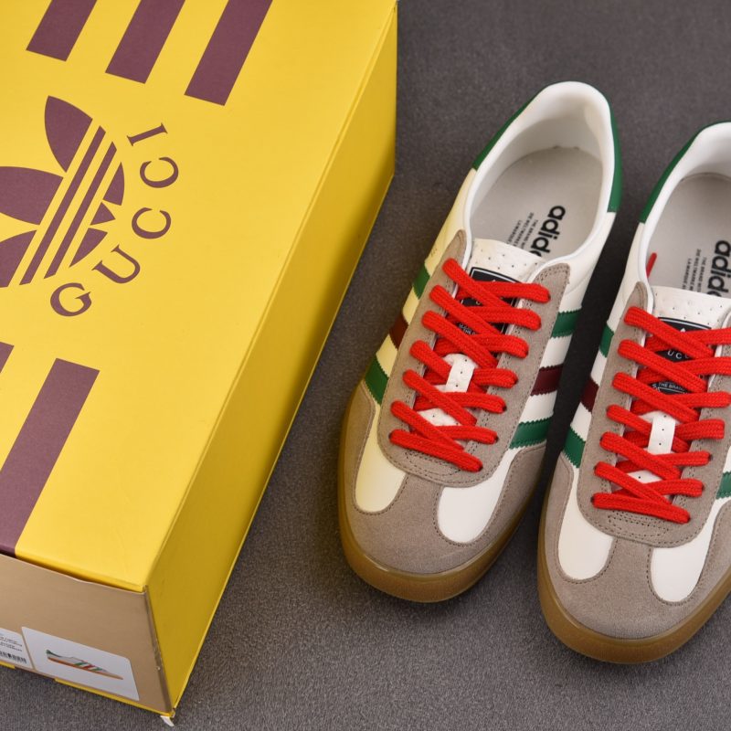 adidas x Gucci Gazelle White Green Red