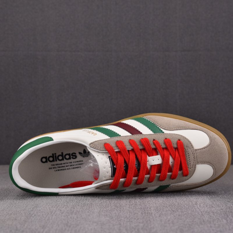 adidas x Gucci Gazelle White Green Red