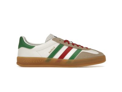 adidas x Gucci Gazelle 'White Green Red'