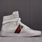 Gucci Stretch High-Top Sneaker White Leather