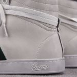 Gucci Stretch High-Top Sneaker White Leather