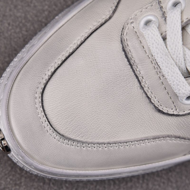 Gucci Stretch High-Top Sneaker White Leather