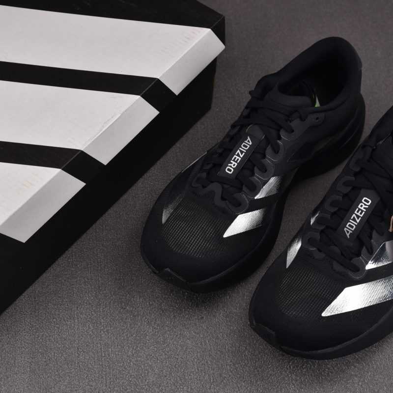 Adizero Evo SL 'Metallic Stripes Black Silver'