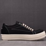 Rick Owens DRKSHDW SS26 Vintage Sneaks 'Temple Penta Black Milk'