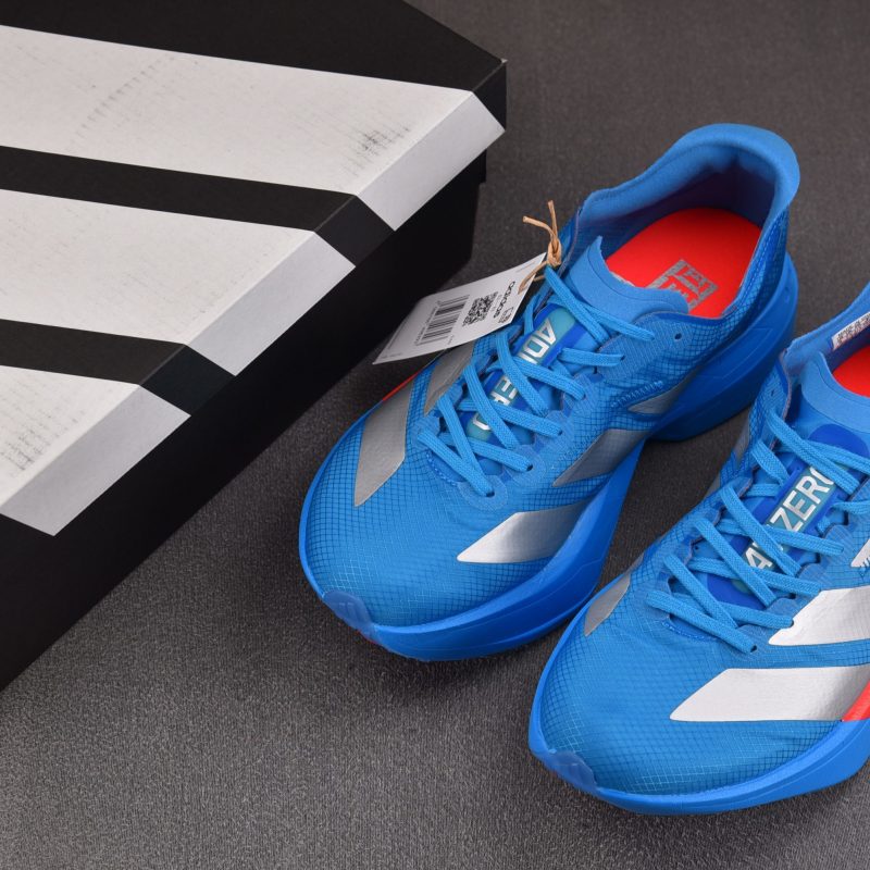 adidas Adizero Adios Pro 4 'Solar Blue Silver Metallic Lucid Red'