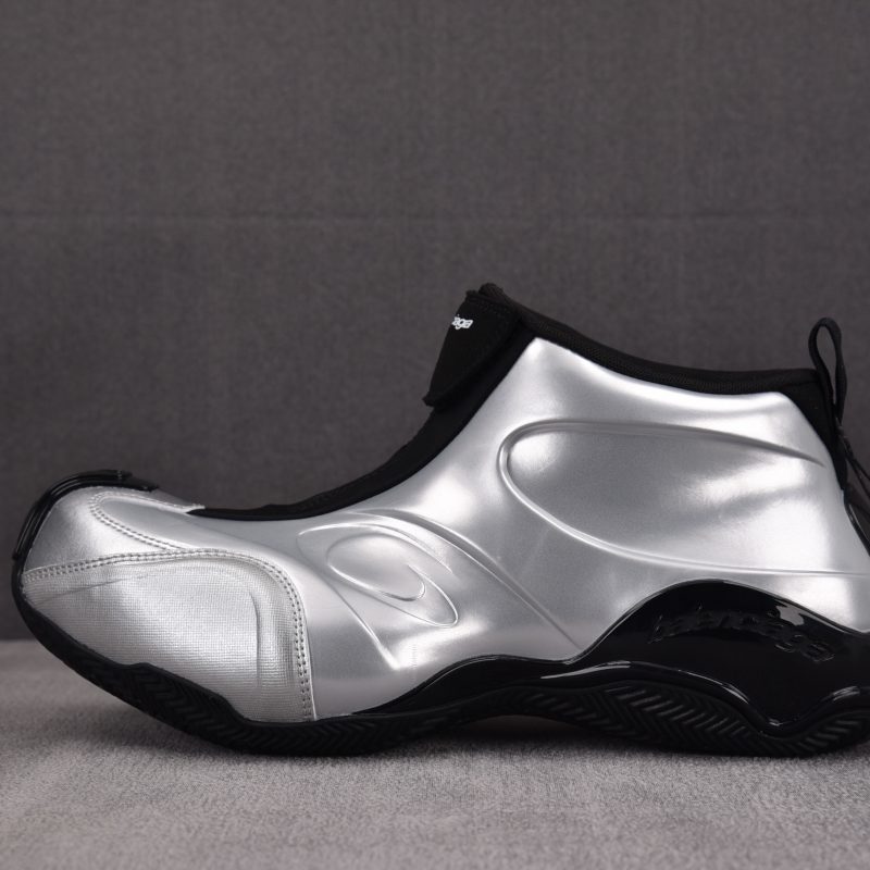 Balenciaga Basketball Sneaker 'Metallic Silver'