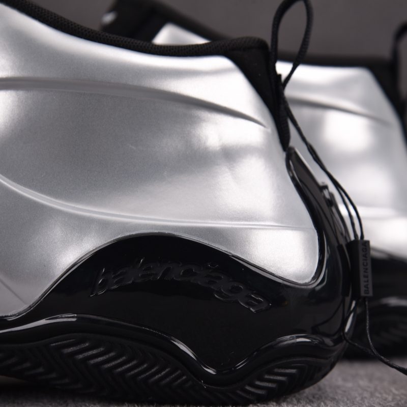 Balenciaga Basketball Sneaker 'Metallic Silver'