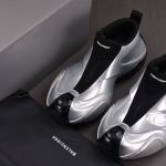 Balenciaga Basketball Sneaker 'Metallic Silver'