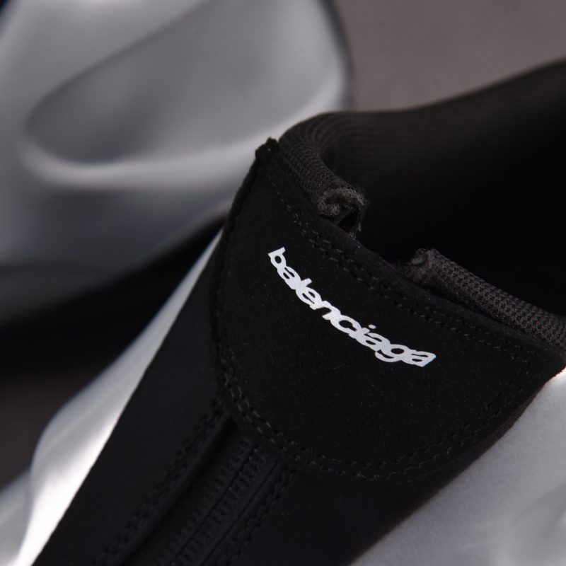 Balenciaga Basketball Sneaker 'Metallic Silver'