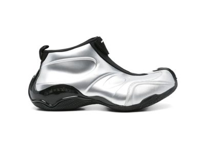 Balenciaga Basketball Sneaker 'Metallic Silver'