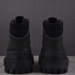Balenciaga Combat Strike Boot Suede 'Brown Black'