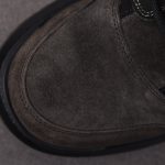 Balenciaga Combat Strike Boot Suede 'Brown Black'