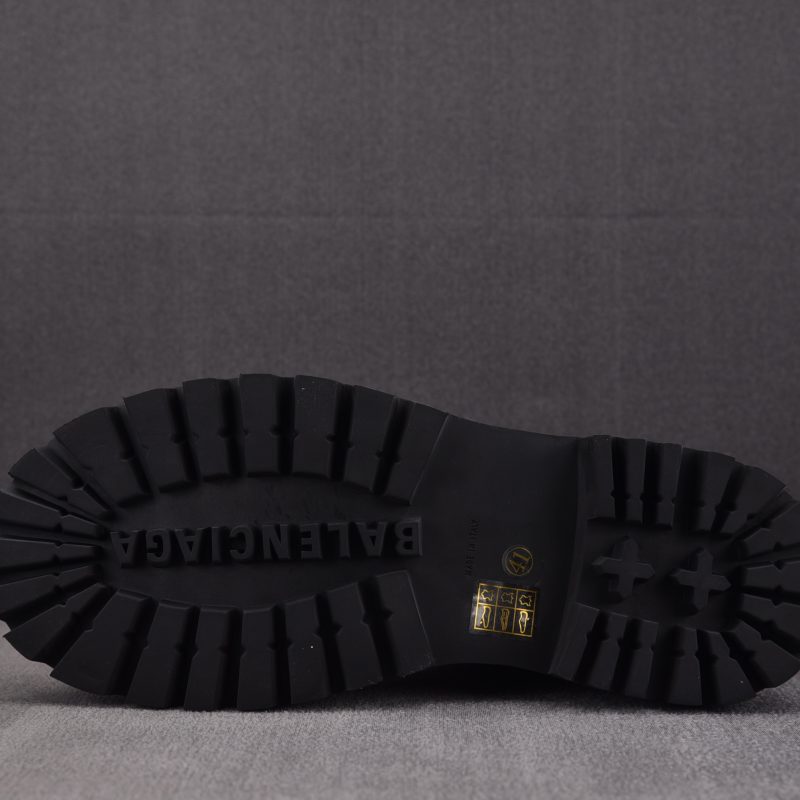 Balenciaga Combat Strike Boot Suede 'Brown Black'