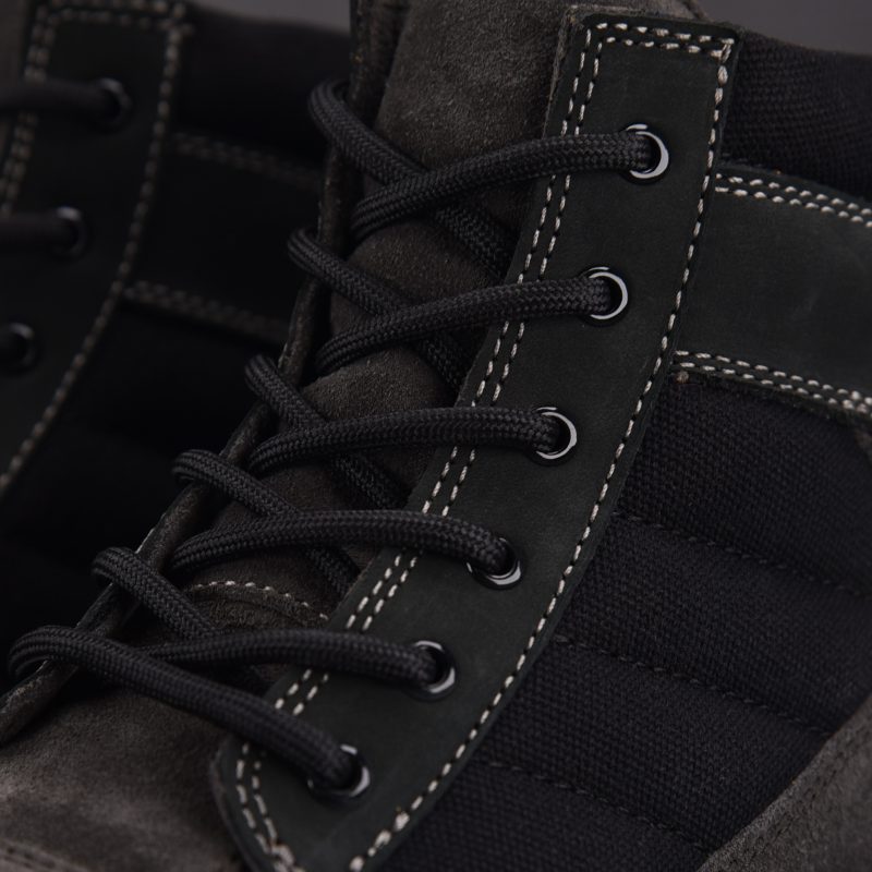 Balenciaga Combat Strike Boot Suede 'Brown Black'