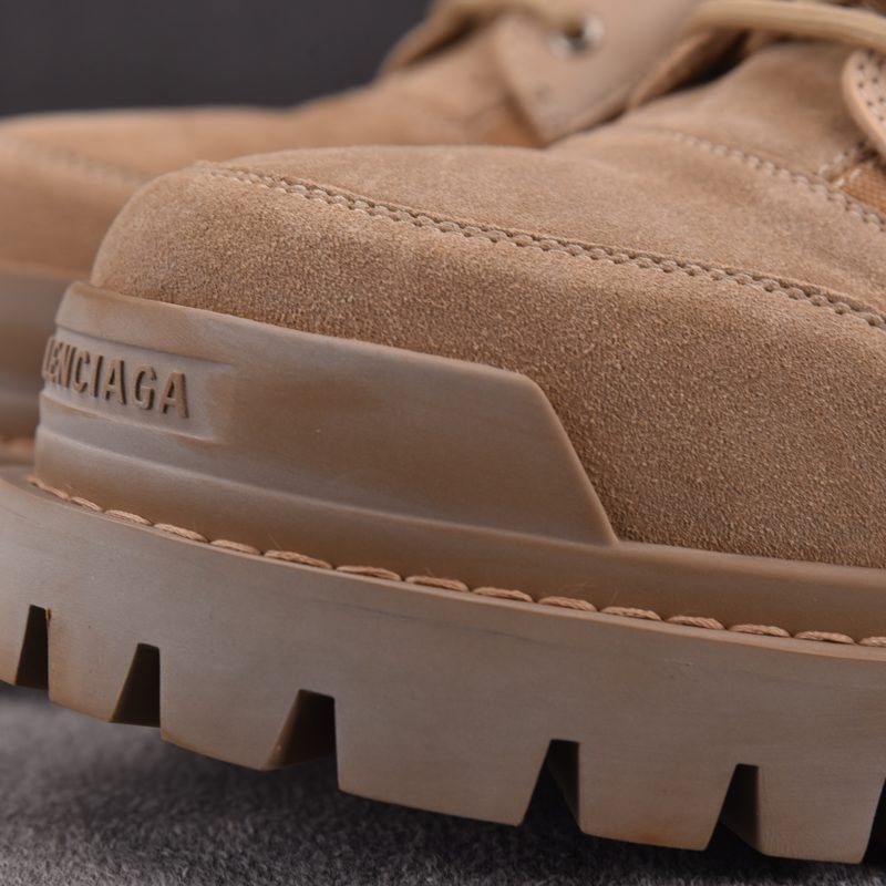 Balenciaga Combat Strike Boot Suede 'Sand'