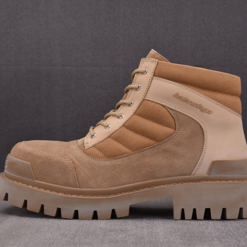 Balenciaga Combat Strike Boot Suede 'Sand'