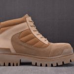 Balenciaga Combat Strike Boot Suede 'Sand'