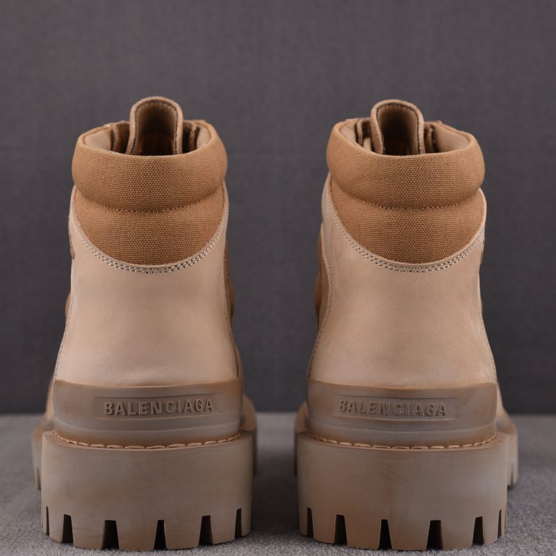 Balenciaga Combat Strike Boot Suede 'Sand'