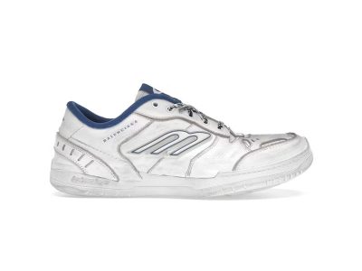 Balenciaga Hamptons Worn-Out Sneaker 'White Dark Blue'