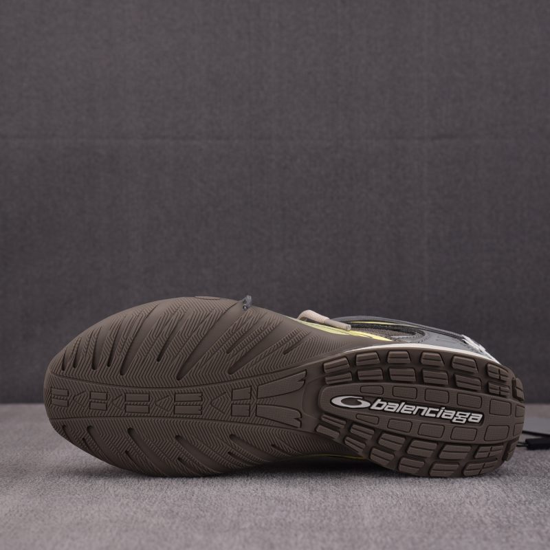 Balenciaga Radar Gradient Lines 'Brown Blue Yellow' Sneaker