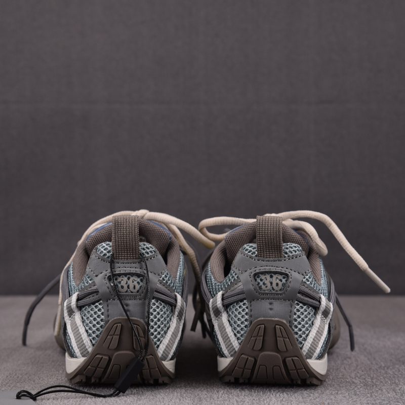 Balenciaga Radar Gradient Lines 'Brown Blue Yellow' Sneaker