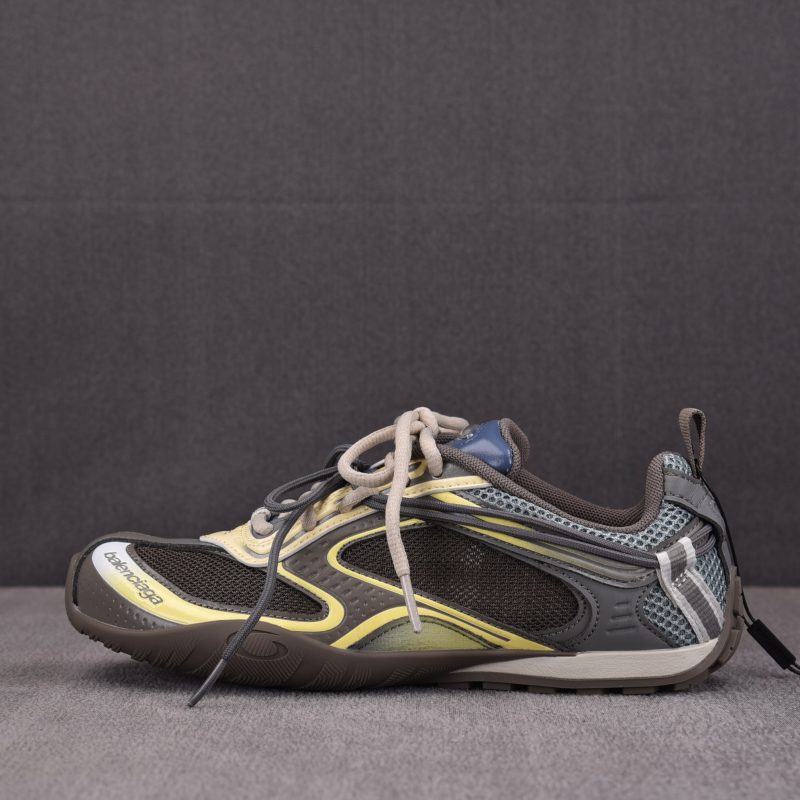 Balenciaga Radar Gradient Lines 'Brown Blue Yellow' Sneaker