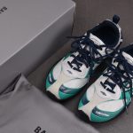 Balenciaga Radar Gradient Lines 'Light Grey Green Black' Sneaker