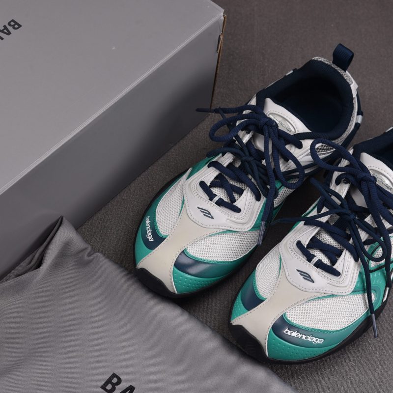 Balenciaga Radar Gradient Lines 'Light Grey Green Black' Sneaker