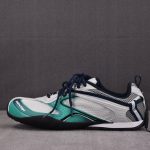 Balenciaga Radar Gradient Lines 'Light Grey Green Black' Sneaker