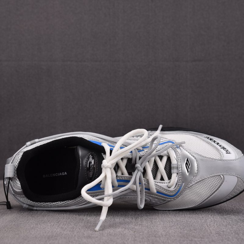Balenciaga Radar Gradient Lines 'White Grey Silver' Sneaker