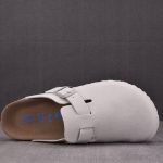 Birkenstock Boston Soft Footbed 'Antique White'