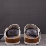Birkenstock Boston Soft Footbed 'Antique White'