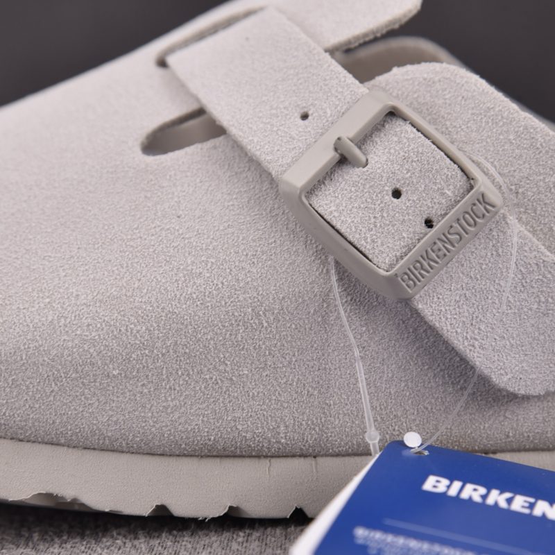 Birkenstock Boston Soft Footbed 'Antique White'