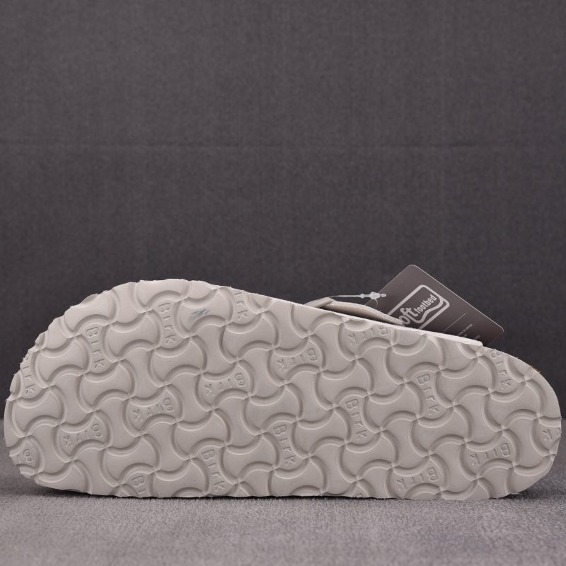 Birkenstock Boston Soft Footbed 'Antique White'