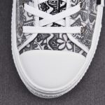DIOR And Shawn B23 High-Top Sneaker 'Black White Embroidery'