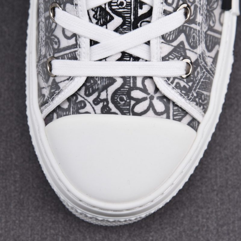 DIOR And Shawn B23 High-Top Sneaker 'Black White Embroidery'