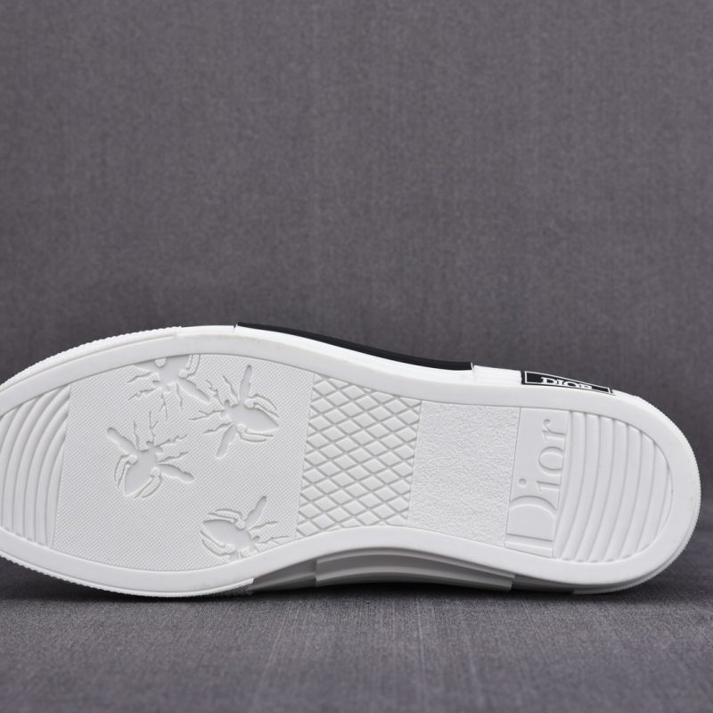 DIOR And Shawn B23 High-Top Sneaker 'Black White Embroidery'