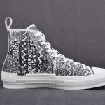 DIOR And Shawn B23 High-Top Sneaker 'Black White Embroidery'
