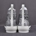 DIOR And Shawn B23 High-Top Sneaker 'Black White Embroidery'